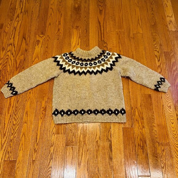 Hilda ltd Icelandic Wool Hand Knit Nordic Sweater Size Medium - Picture 1 of 16